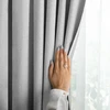 Užuolaida blackout tipo pilkos spalvos su klostėmis