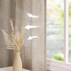 RESTILO VALETA curtain, cappuccino colour, plain, modern boho style, multipurpose tape, linen-effect fabric, 140 x 245 cm