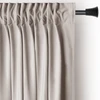 RESTILO VELVET curtain, warm beige, plain, glamour style, with tieback, multifunctional tape, velvet material, 200 x 250 cm