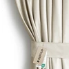 RESTILO VELVET curtain, colour light beige, plain, glamour style, with a tieback, multifunctional header tape, material: velvet, 140 x 160 cm