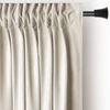 RESTILO VELVET curtain, colour light beige, plain, glamour style, decorative tieback, multifunctional tape, fabric type: velvet, 140 x 280 cm