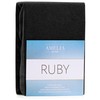 AmeliaHome Paklodė su guma 140–160×200+30 juoda AH Ruby