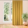 Homede Užuolaida 220×270 cm garstyčių spalvos BRAID FLEX CARMENA