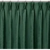 Homede Užuolaidos 220×245 cm tamsiai žalia CHENILLE FLEX