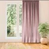 Homede Užuolaidos rožinės 280×225 Chenille FLEX 75
