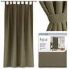 Khaki užuolaida Oxford Tab 140 × 250 cm