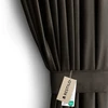 Užuolaidos VELVET spalva ruda styl klasyczny przelotki Sidabrinė materiał velvet 140x270 AmeliaHome