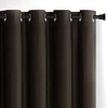 AmeliaHome Užuolaidos VELVET spalva ruda stiliaus klasikinės sidabrinės kilpelės medžiagos tipas - tekstilė aksomas 140x270 AmeliaNamai