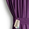 CLASSIC Užuolaidos VELVET spalva violetinė stiliaus klasikinė juosta medžiagos tipas - tekstilė aksomas 140x245 AmeliaHome