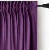 CLASSIC Užuolaidos VELVET spalva violetinė stiliaus klasikinė juosta medžiagos tipas - tekstilė aksomas 140x245 AmeliaHome