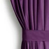 AmeliaHome Užuolaida bordo spalvos 140×245 cm iš aksomo CURT