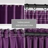 AmeliaHome Užuolaida bordo spalvos 140×245 cm iš aksomo CURT