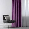Užuolaidos VELVET spalva violetinė styl klasyczny taśma materiał velvet 140x245 AmeliaHome