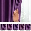 CLASSIC Užuolaidos VELVET spalva violetinė stiliaus klasikinė juosta medžiagos tipas - tekstilė aksomas 140x245 AmeliaHome