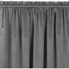 Homede Užuolaidos VELVET 400 × 245 cm, tamsiai pilkos