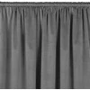 Homede Užuolaidos 200 × 300 cm iš veliūro, tamsiai pilkos