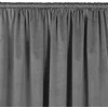 Homede Užuolaidos 135×175 cm iš aksomo tamsiai pilka