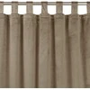 Homede Užuolaidos aksominės 135×270 smėlio spalvos