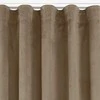 Homede Užuolaidos 200×175 cm iš aksomo smėlio spalvos