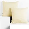 DecoKing Pagalvės užvalkalas 40×40 cm kreminės spalvos 2 vnt
