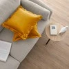 AmeliaHome Pagalvės užvalkalas 50×70 cm iš aksomo garstyčių AH