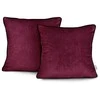 Pagalvės užvalkalas 45×45 cm aksomas bordo AH