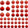 Christmas Gifts EDELMAN BOMBKA DEKORACYJNA PLASTIKOWA BEZPIECZNA 46SZT RAUDONA MICA