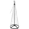 Christmas Decoration Apšviestas LED Kalėdų medis 150 cm su 154 RGB LED