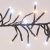 Christmas Gifts Christmas Decoration Kalėdinės eglutės lemputės, 3000 LED lempučių grandinėlė, laikmatis, šalta ir šilta balta
