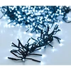 Christmas Decoration KALĖDINĖS LENGVOS GRANDINĖS 576 LED LAIKMATIS COLD Baltas