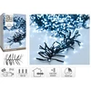 Christmas Decoration KALĖDINĖS LENGVOS GRANDINĖS 576 LED LAIKMATIS COLD Baltas