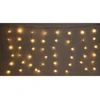 Christmas Decoration Kalėdinės eglutės girlianda – šviestuvas-uždanga laukui/vidui 400 LED WW 200x200 cm su nuotolinio valdymo pulteliu, šiltai balta