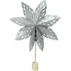 Christmas Decoration Kalėdų žvaigždė medelio viršūnė sidabrinė