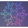 None Elektrinė LED dekoracija SNAIGĖ, 90 LED, RGB, USB, su pultu, 0,6x43x50cm