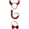 Christmas Decoration Nežinomas Karnavalo aksesuarų rinkinys velnias 348900740, raudona