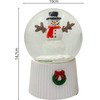 Christmas Decoration Skambinantis sniego rutulys 147 mm LED sniego senis