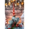 Christmas Gifts Kalėdų eglės viršūnė raudona, 25 cm