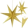 Mondex Christmas Gifts GWIAZDA DEKORACYJNA PAPIEROWA 45CM ZŁOTA