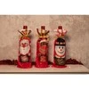 Christmas Gifts Kalėdinis dovanų maišelis buteliui Kalėdų senelis