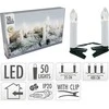 Christmas Gifts KALĖDINĖS LEMPUTĖS GIRLIANDA ŽVAKUTĖS 50 LED ŠILTA BALTA 518423