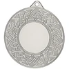 Detal Bendras sidabro medalis su vieta emblemai 25 mm - plieno