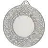 Detal Bendras sidabro medalis su vieta emblemai 25 mm - plieno