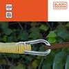 BLACK &amp; DECKER Juodas &amp; DECKER PLIENINIS KARABINAS 4VNT Juodas + DECKER 239965