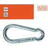 BLACK &amp; DECKER Juodas &amp; DECKER PLIENINIS KARABINAS 4VNT Juodas + DECKER 239965