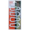 BLACK &amp; DECKER Juodas &amp; DECKER PLIENINIS KARABINAS 4VNT Juodas + DECKER 239965