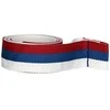 Detal Kaspinas 20 mm - balta-mėlyna-raudona