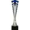 Detal Sidabrinės-mėlynos spalvos plastikinis puodelis