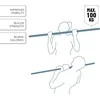Umbro tempimo skersinis reguliuojamas iki 100 cm