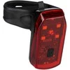 Dunlop - Galinis dviračio žibintas su 5 LED ir STOP funkcija K-Mark