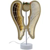 EDELMAN DEKORATYVINIS ANGELAS SPARNAI MEDINIS 106 LED INFINITY 37CM USB LUCA